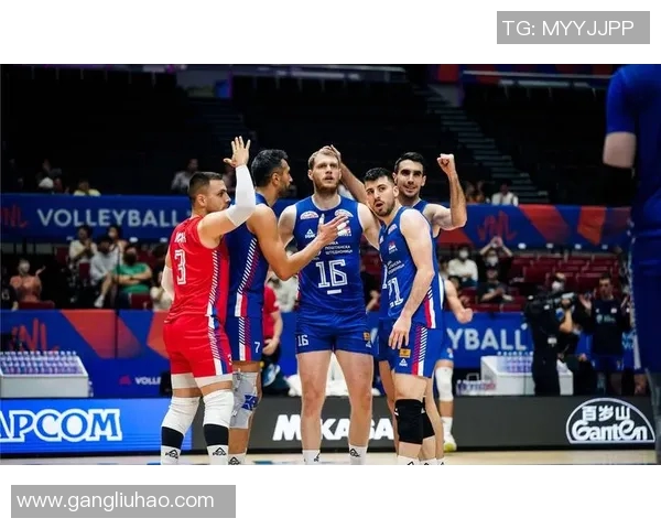 俄罗斯男排与巴西男排激战正酣谁能在世界赛场上问鼎荣耀